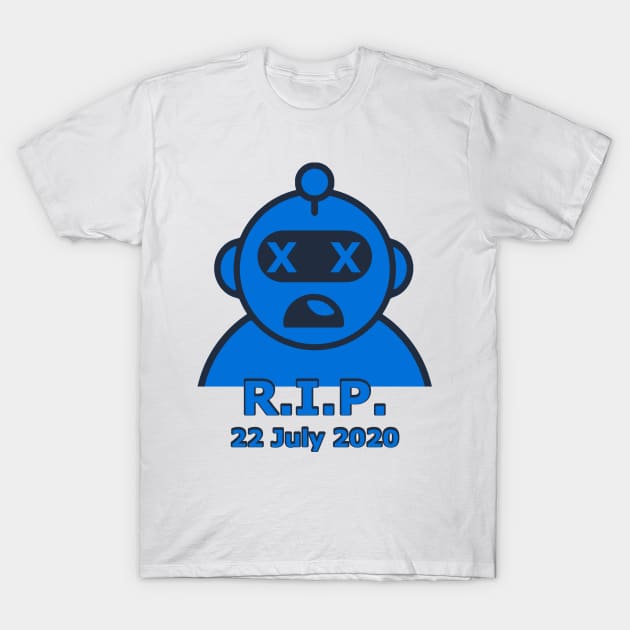 Dead Blueberry - R.I.P. T-Shirt by Alynn